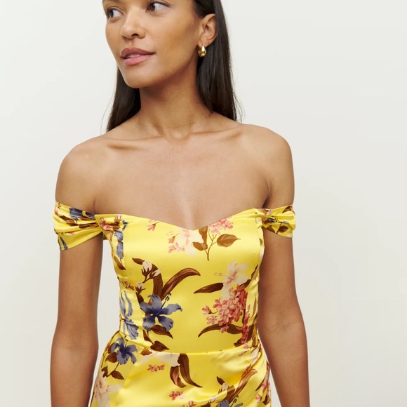 Reformation Genesis Silk Dress Size 4 - Picture 7 of 9